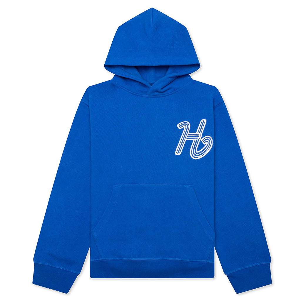 Cursive Honor Hoodie - Blue