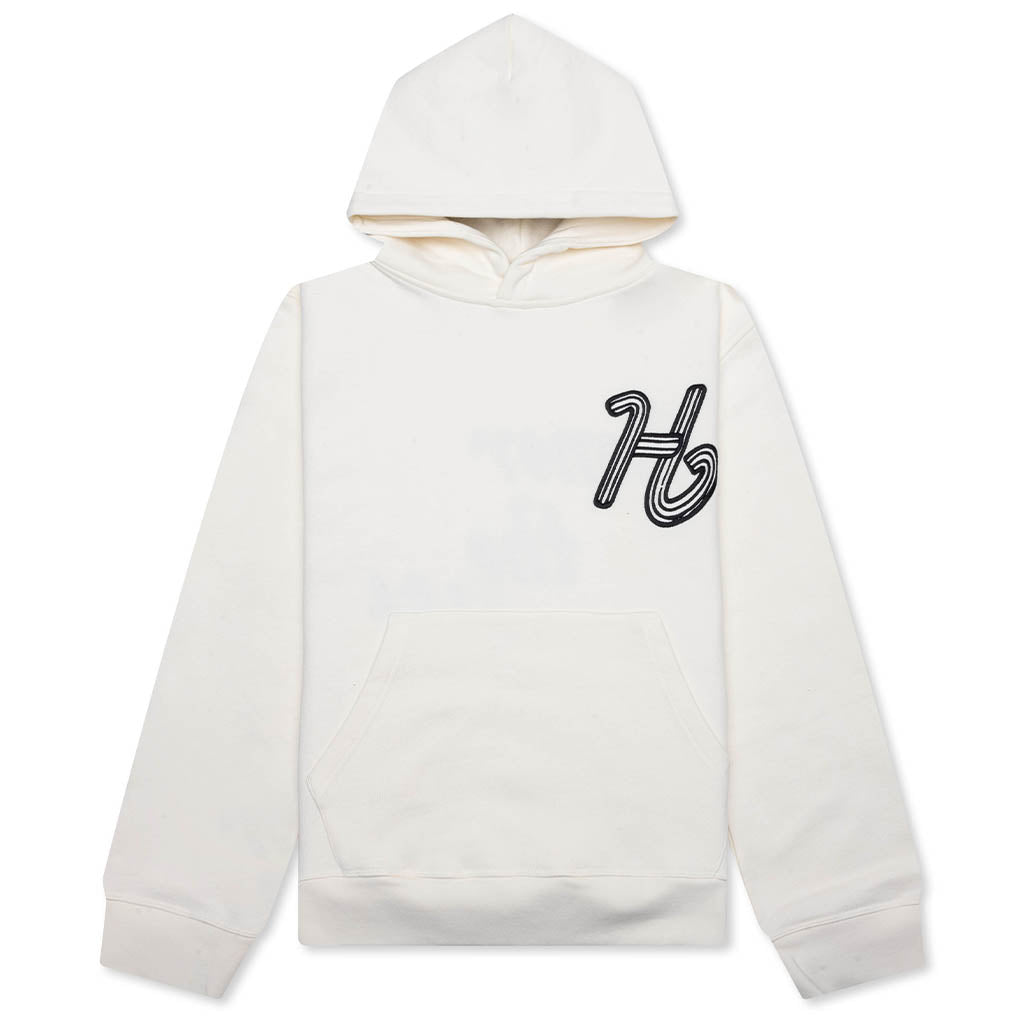 Cursive Honor Hoodie - Bone