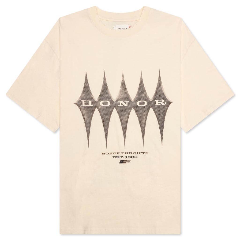 Holiday Diamonds S/S Tee - Bone