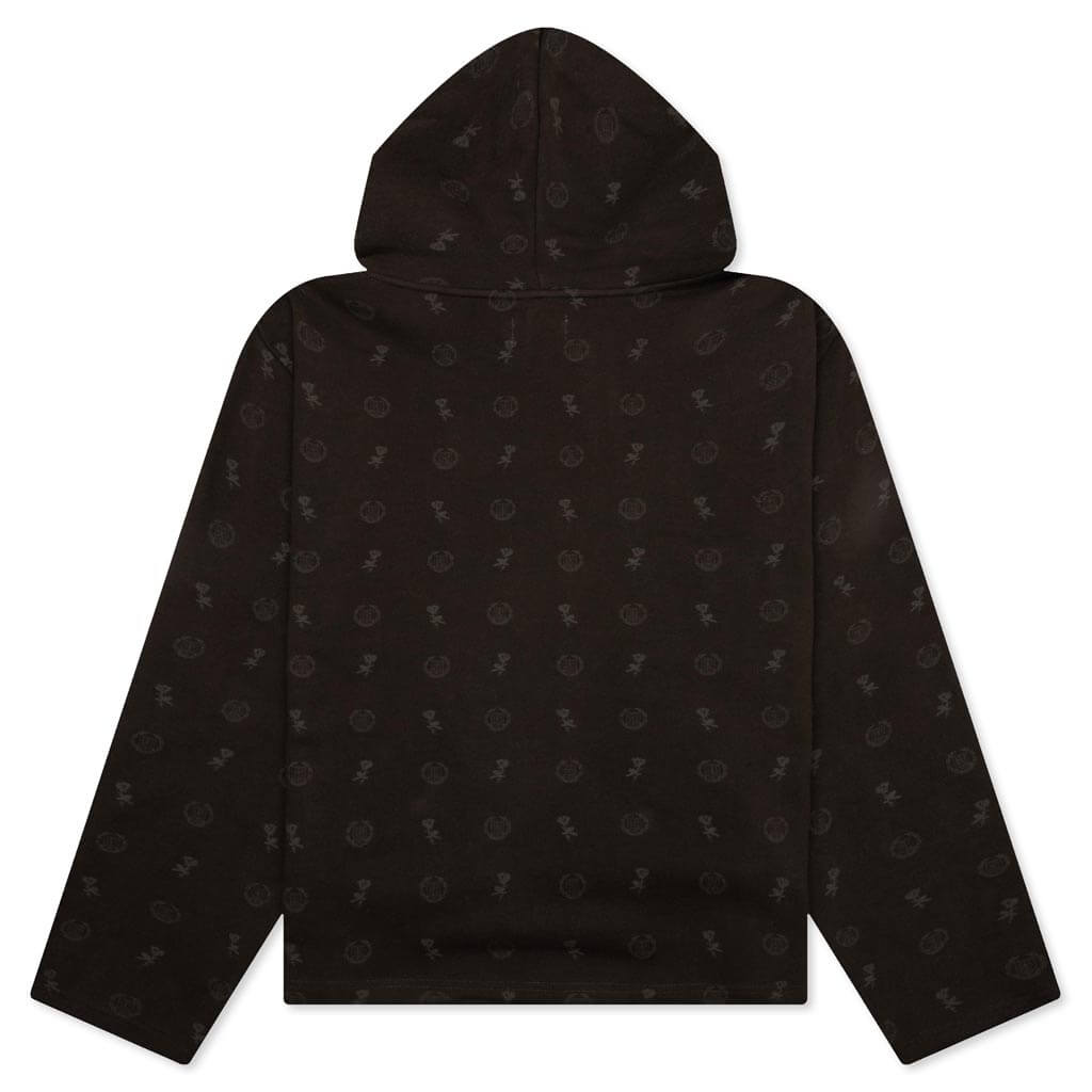 Holiday HTG Raw Edge Hoodie - Black