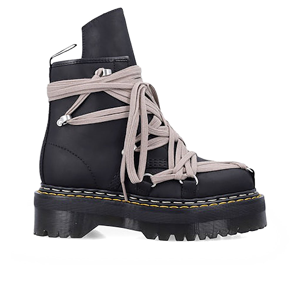 Rick Owens DRKSHDW x Dr. Martens 1460 Quad Sole Megalace Boot - Black