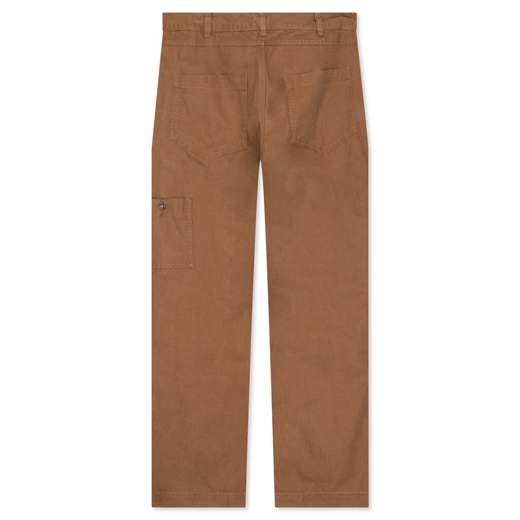 Life Double Front Trousers - Ale Brown
