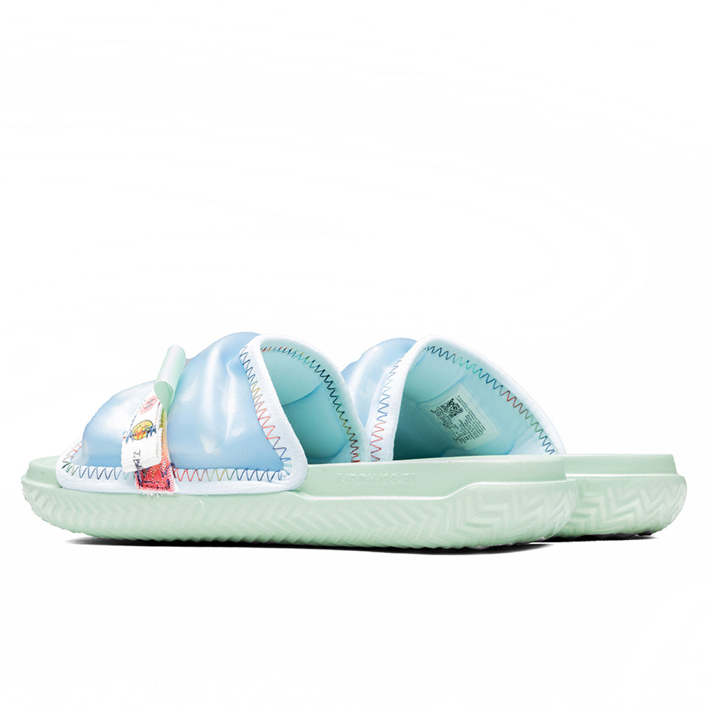 J Balvin x Super Play SP Sandals - Celestine Blue/White/Enamel Green