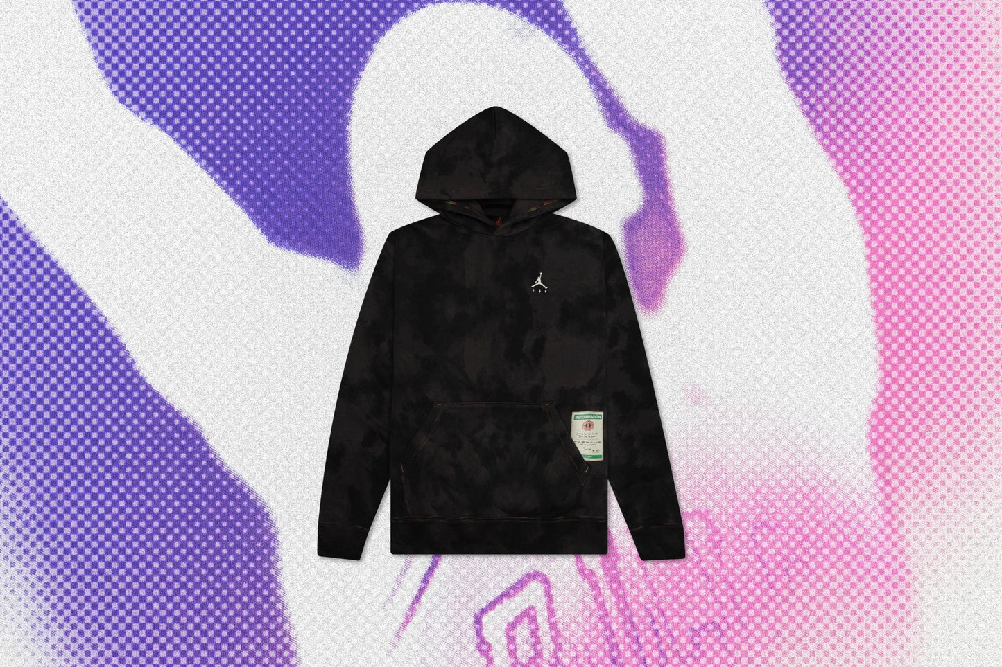 Jordan x J Balvin Hoodie - Flat Pewter/Black