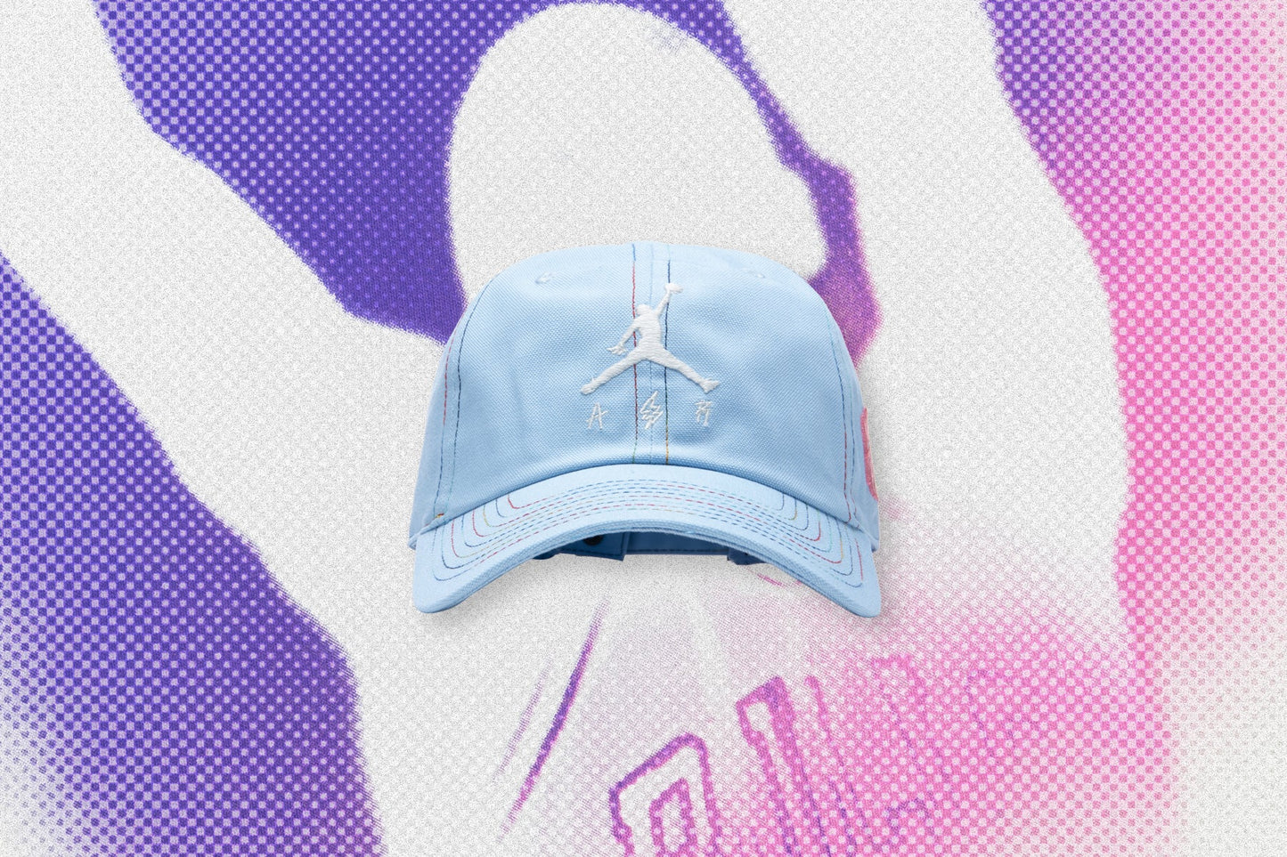Jordan x J Balvin H86 Cap - Physic Blue/White