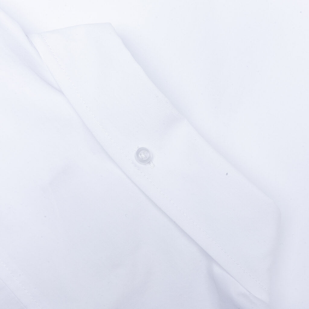 Dali Oversized Button Down Shirt - White