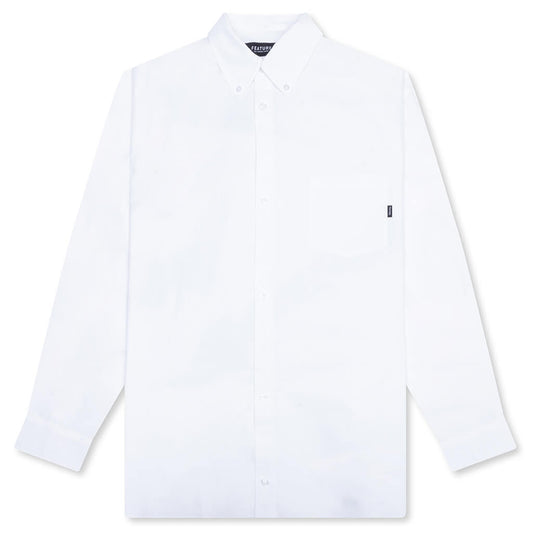 Dali Oversized Button Down Shirt - White
