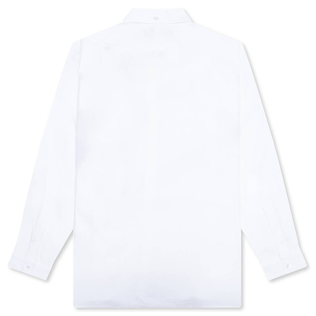 Dali Oversized Button Down Shirt - White