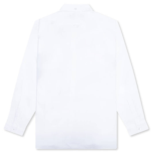 Dali Oversized Button Down Shirt - White