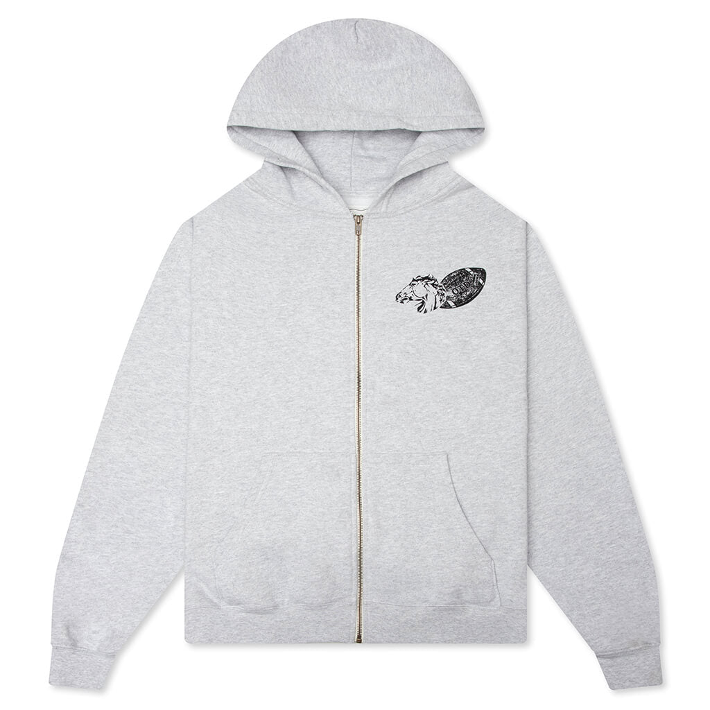 Days USA Zip Up Hoodie - Heather Grey