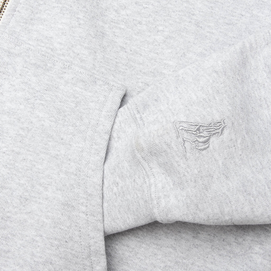 Days USA Zip Up Hoodie - Heather Grey