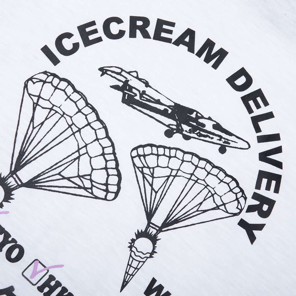 Delivery S/S Knit Tee - White