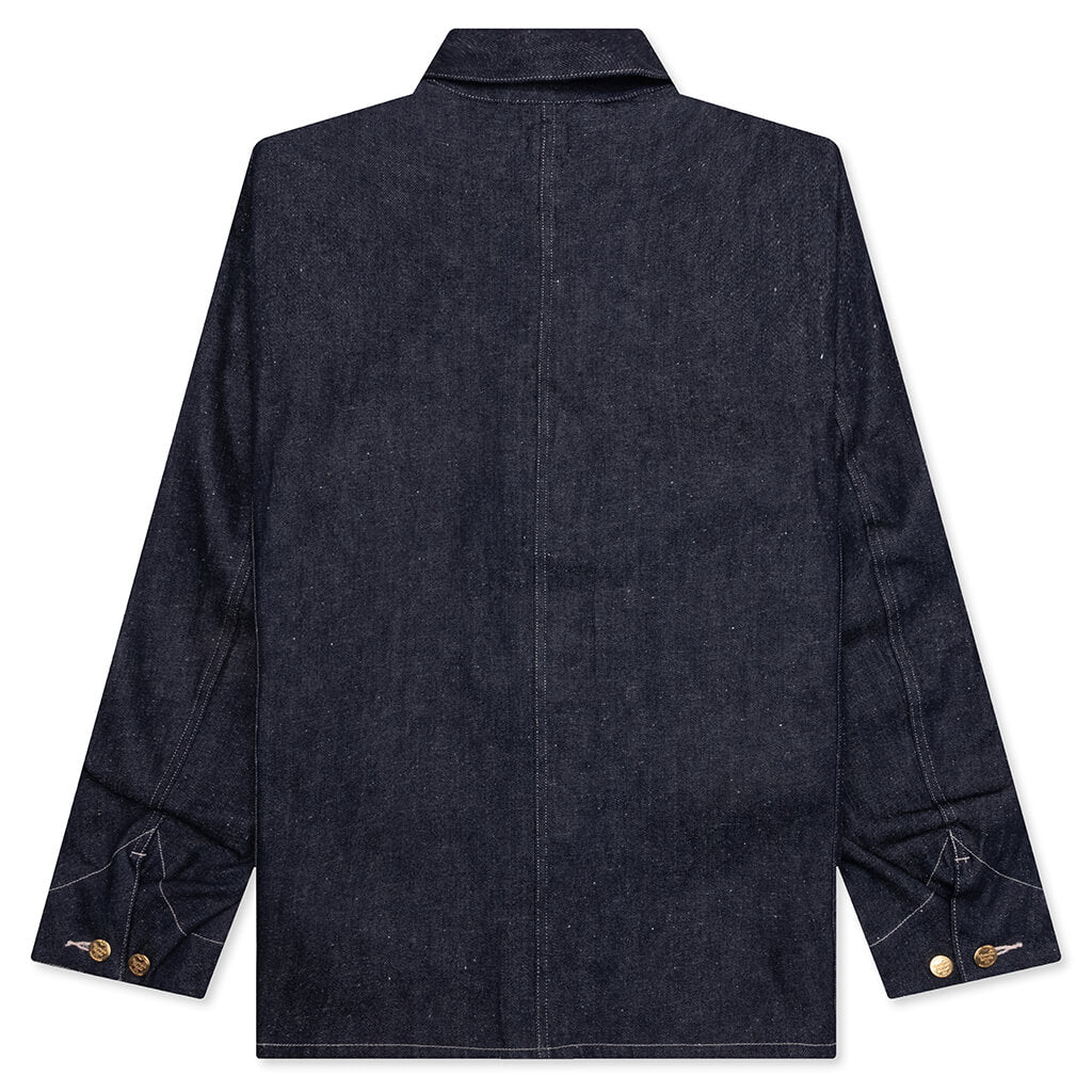 Denim Coverall Jacket Rigid - Indigo