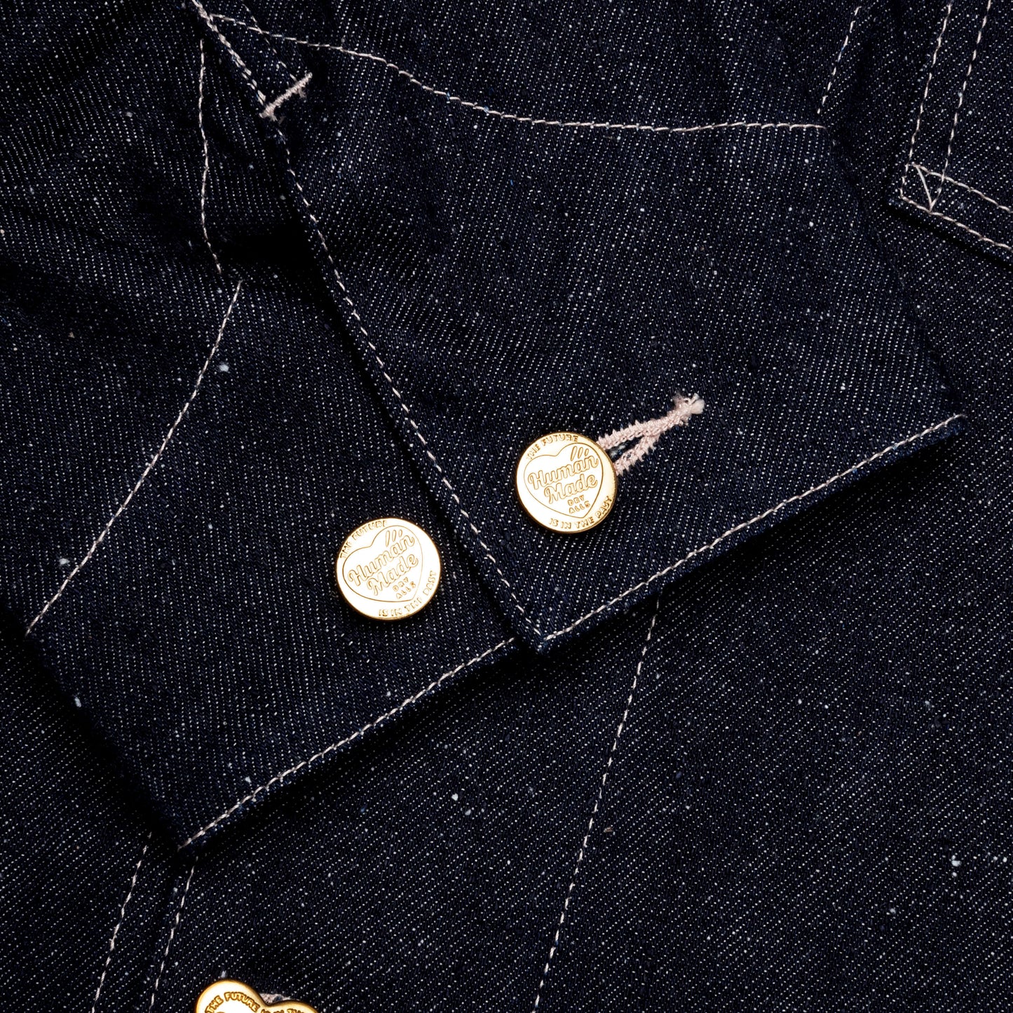 Denim Coverall Jacket Rigid - Indigo