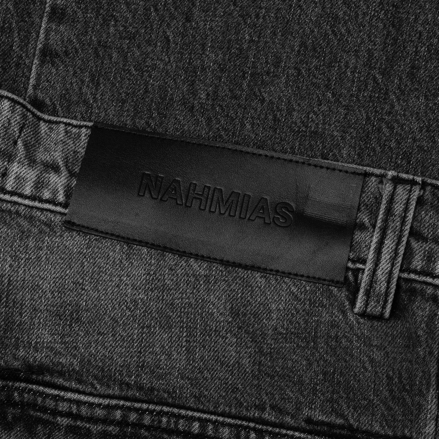 Denim Logo Cargo Pants - Brown Wash