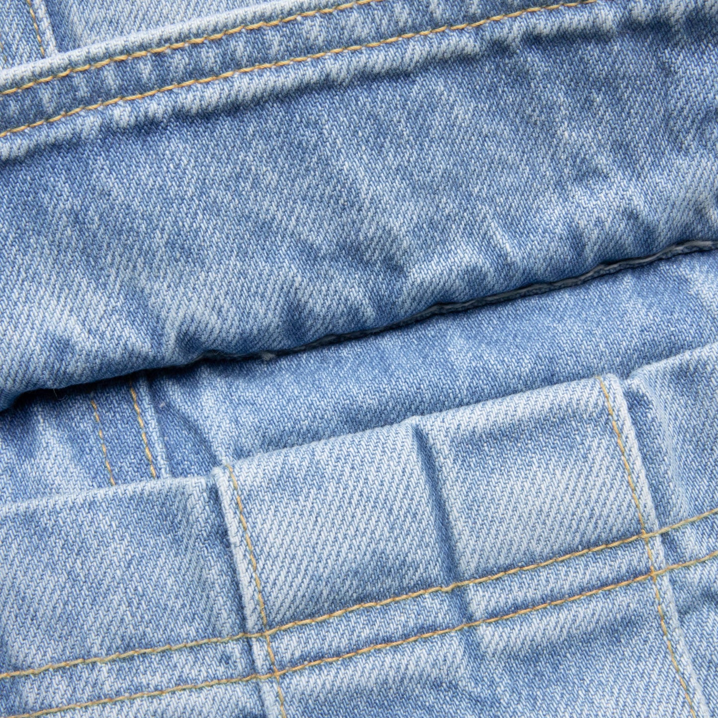 Denim Logo Cargo Shorts - Light Wash