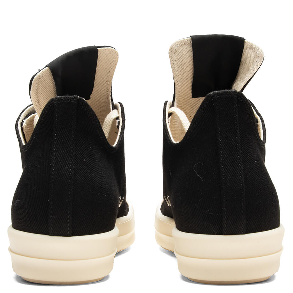 Denim Low Sneaks - Black/Milk