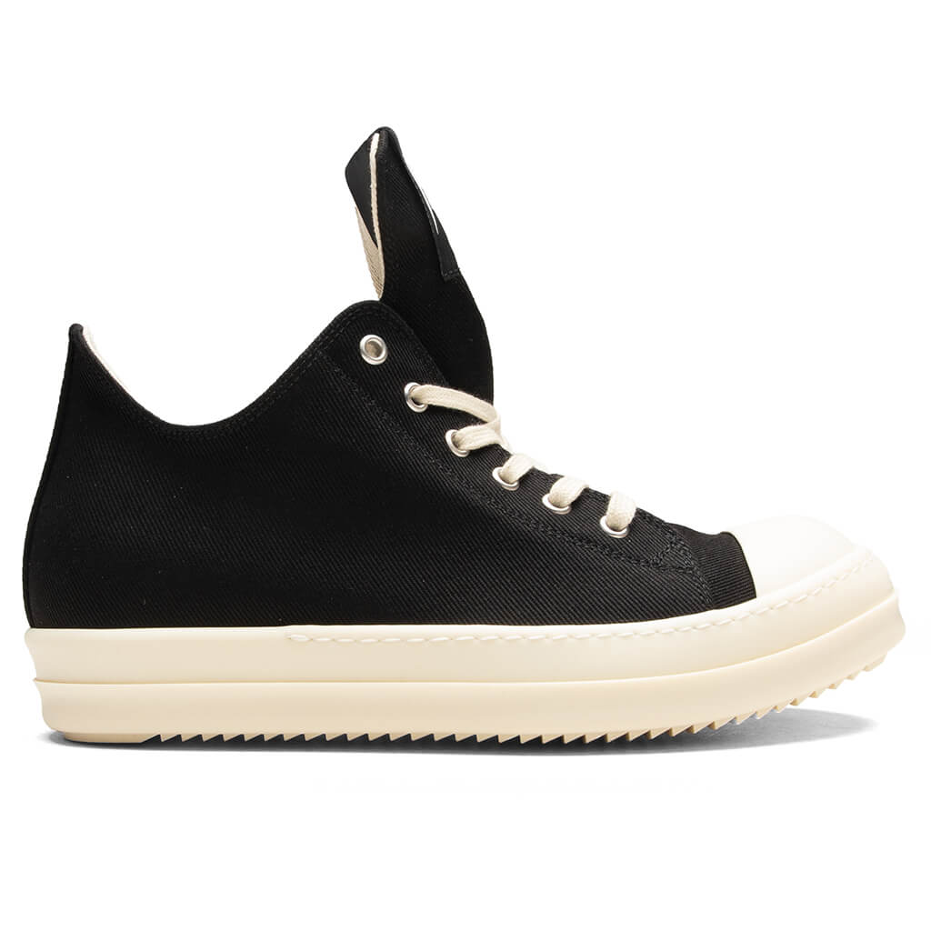 Denim Low Sneaks - Black/Milk