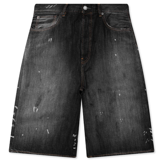 Denim Shorts - Black