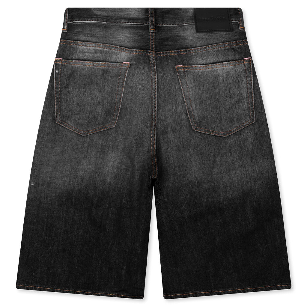 Denim Shorts - Black