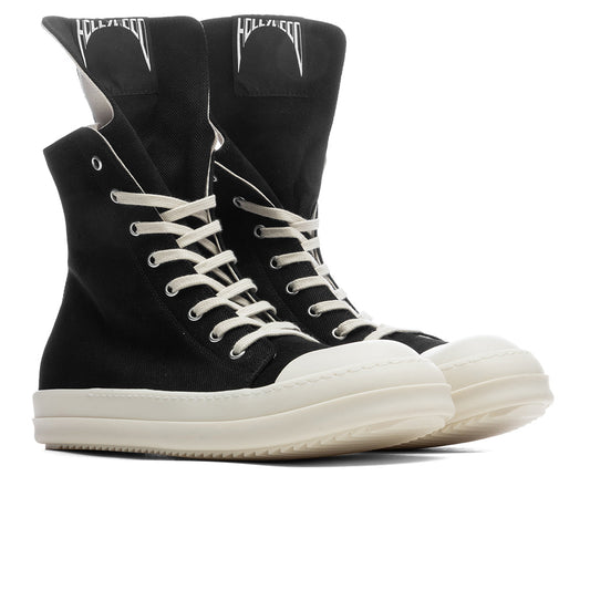 Denim Sneaks - Black/Milk