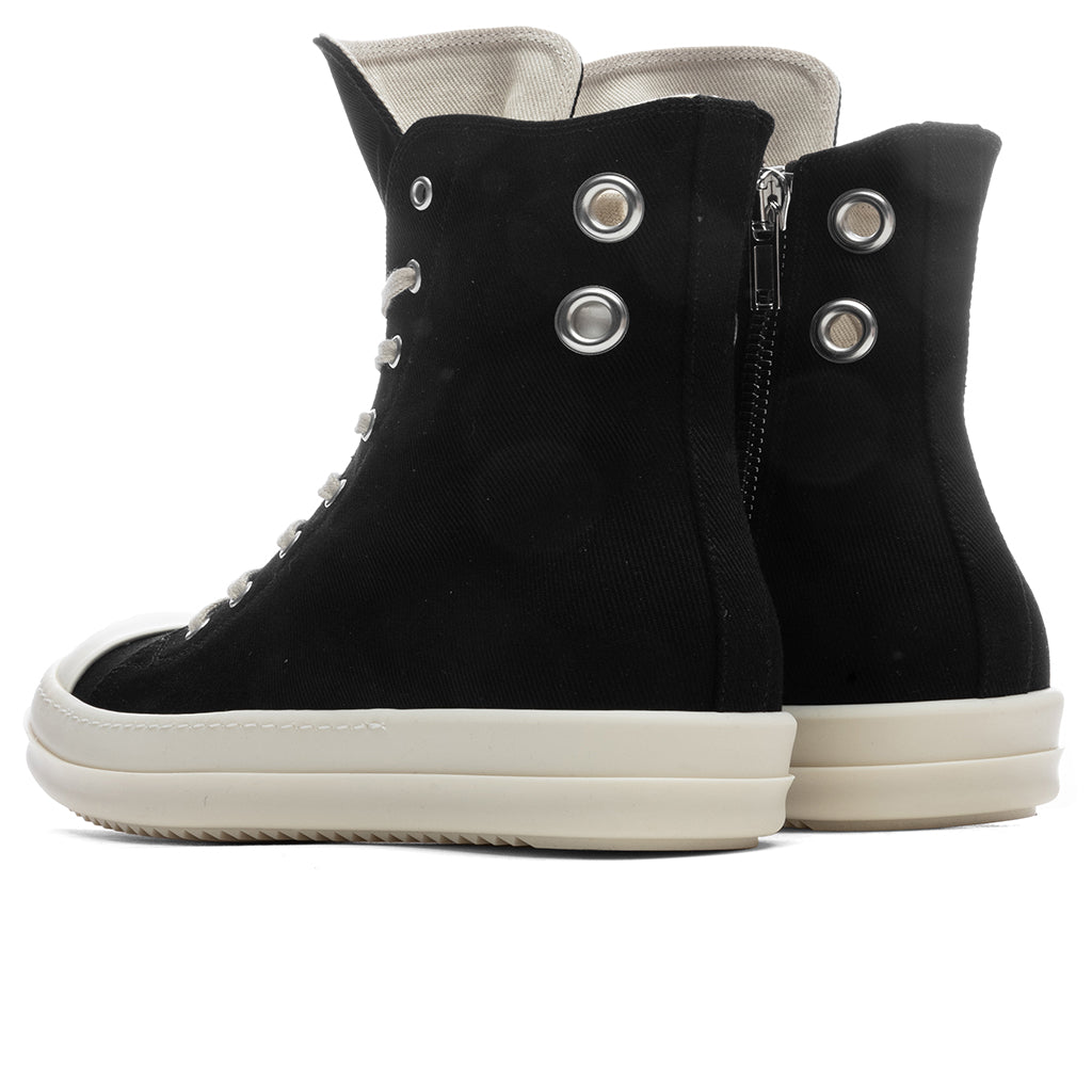 Denim Sneaks - Black/Milk