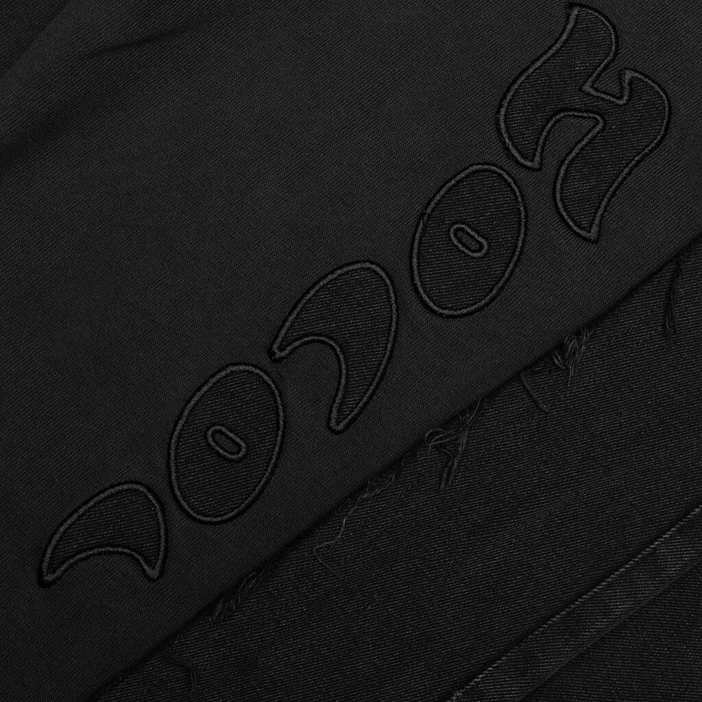 Denim Sweatpant - Black