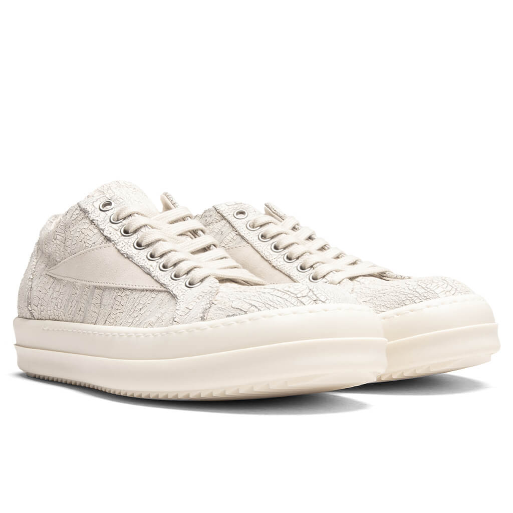 Denim Vintage Sneaks - Milk White