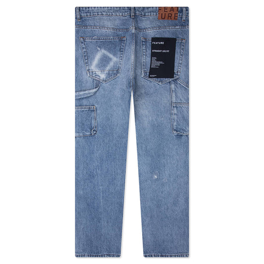 Louis Work Pant - Vintage Blue