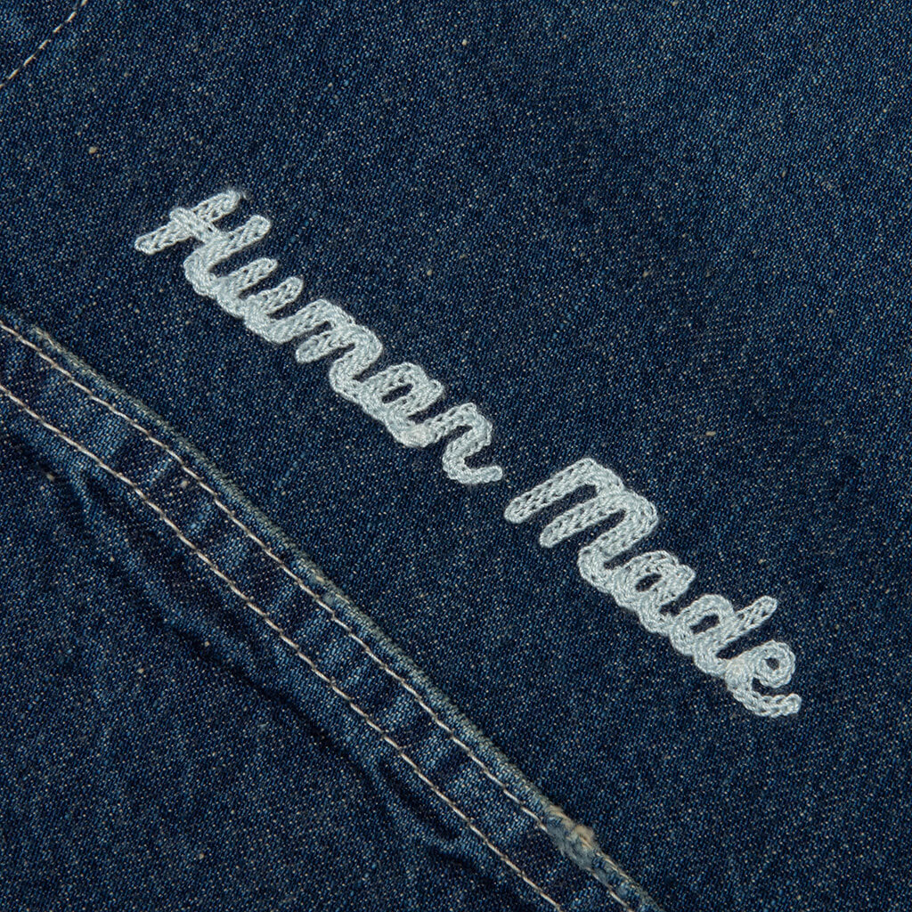Denim Coverall Jacket - Indigo