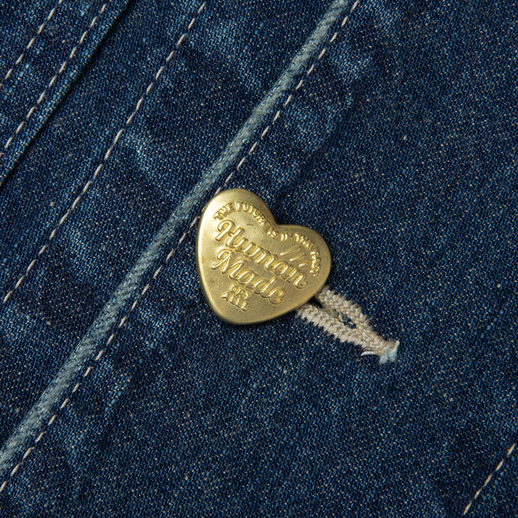Denim Coverall Jacket - Indigo