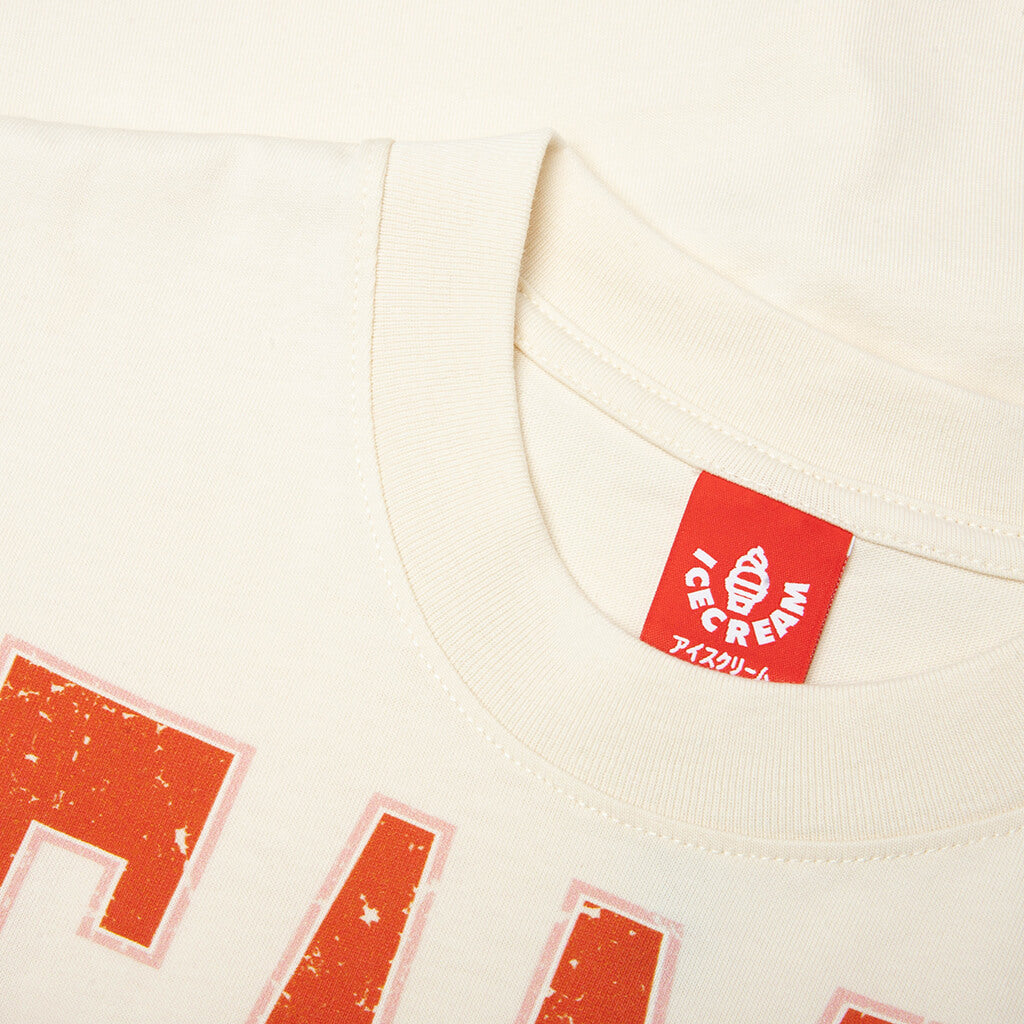 'Denim' S/S T-Shirt - Antique White