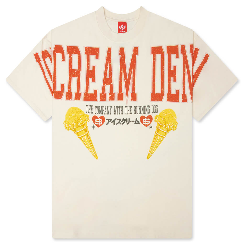 'Denim' S/S T-Shirt - Antique White