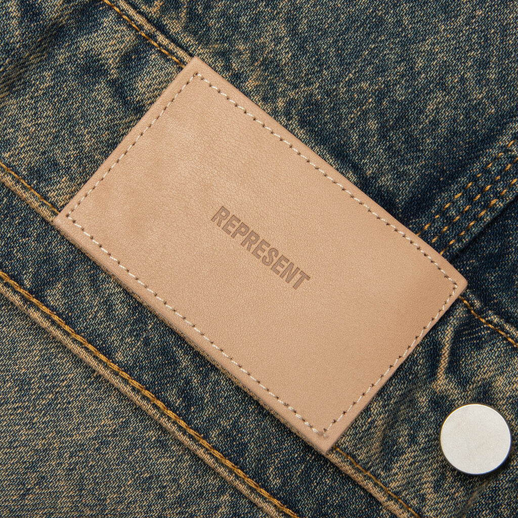 Denim Trucker - Blue Cream