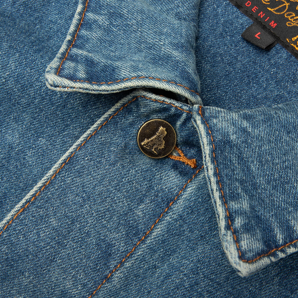 Denim Trucker Jacket - Washed Indigo