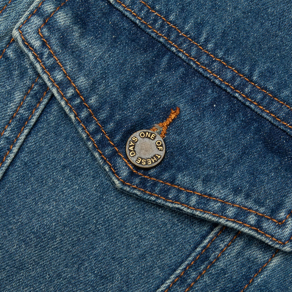 Denim Trucker Jacket - Washed Indigo