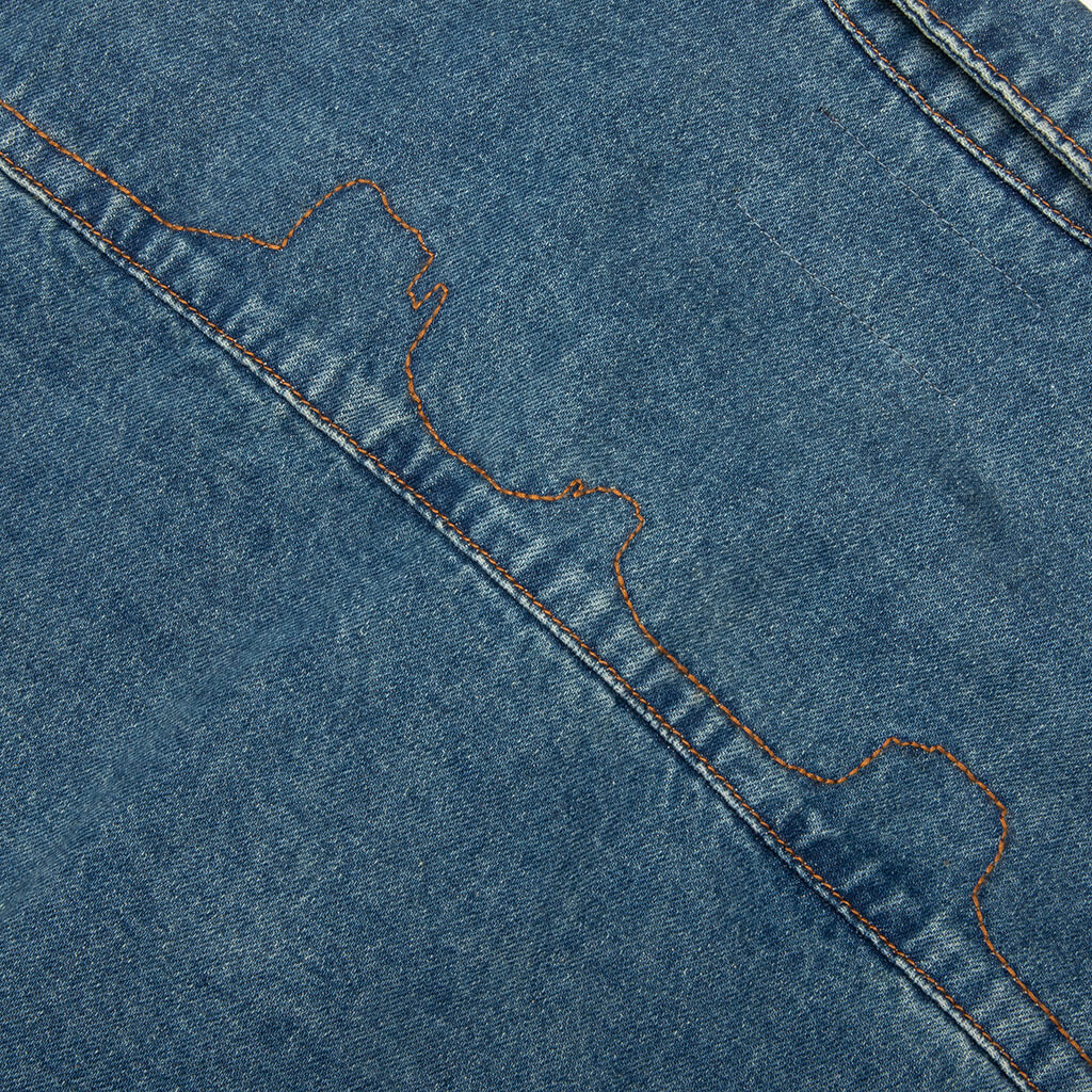 Denim Trucker Jacket - Washed Indigo