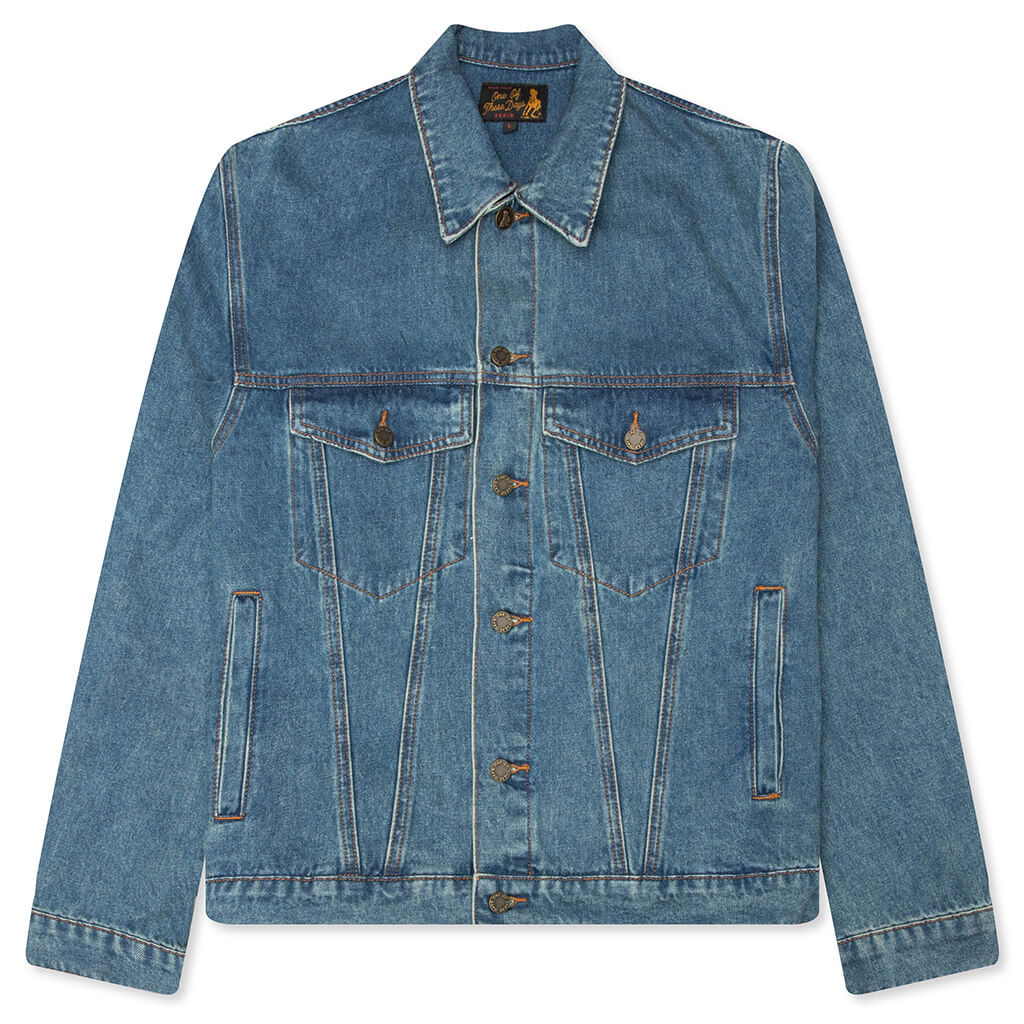 Denim Trucker Jacket - Washed Indigo