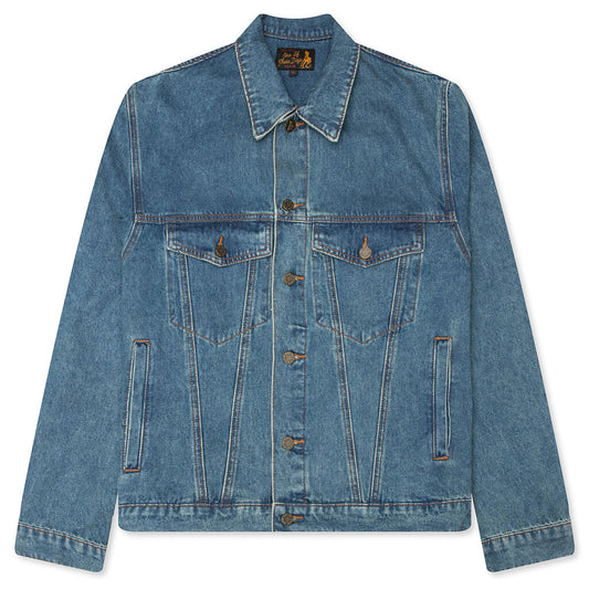 Denim Trucker Jacket - Washed Indigo