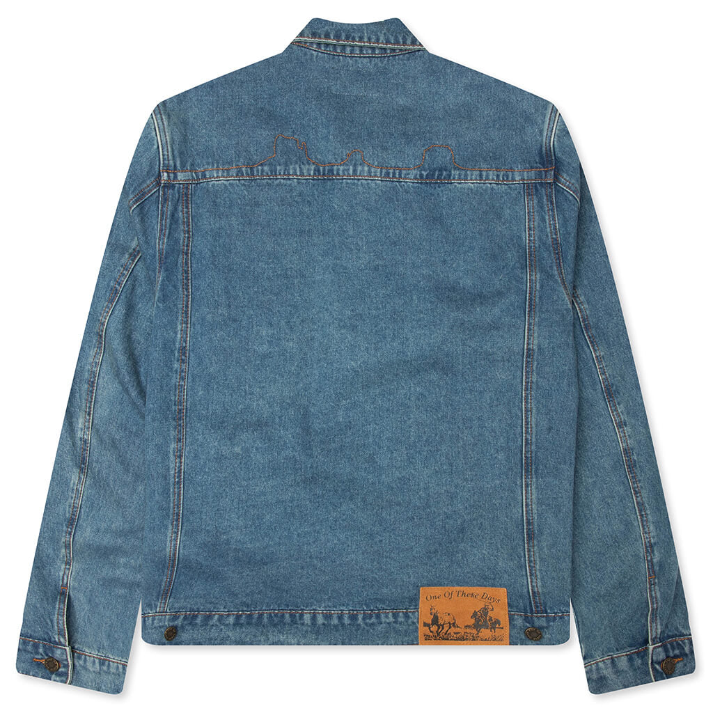 Denim Trucker Jacket - Washed Indigo