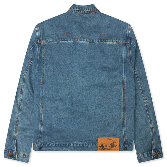 Denim Trucker Jacket - Washed Indigo