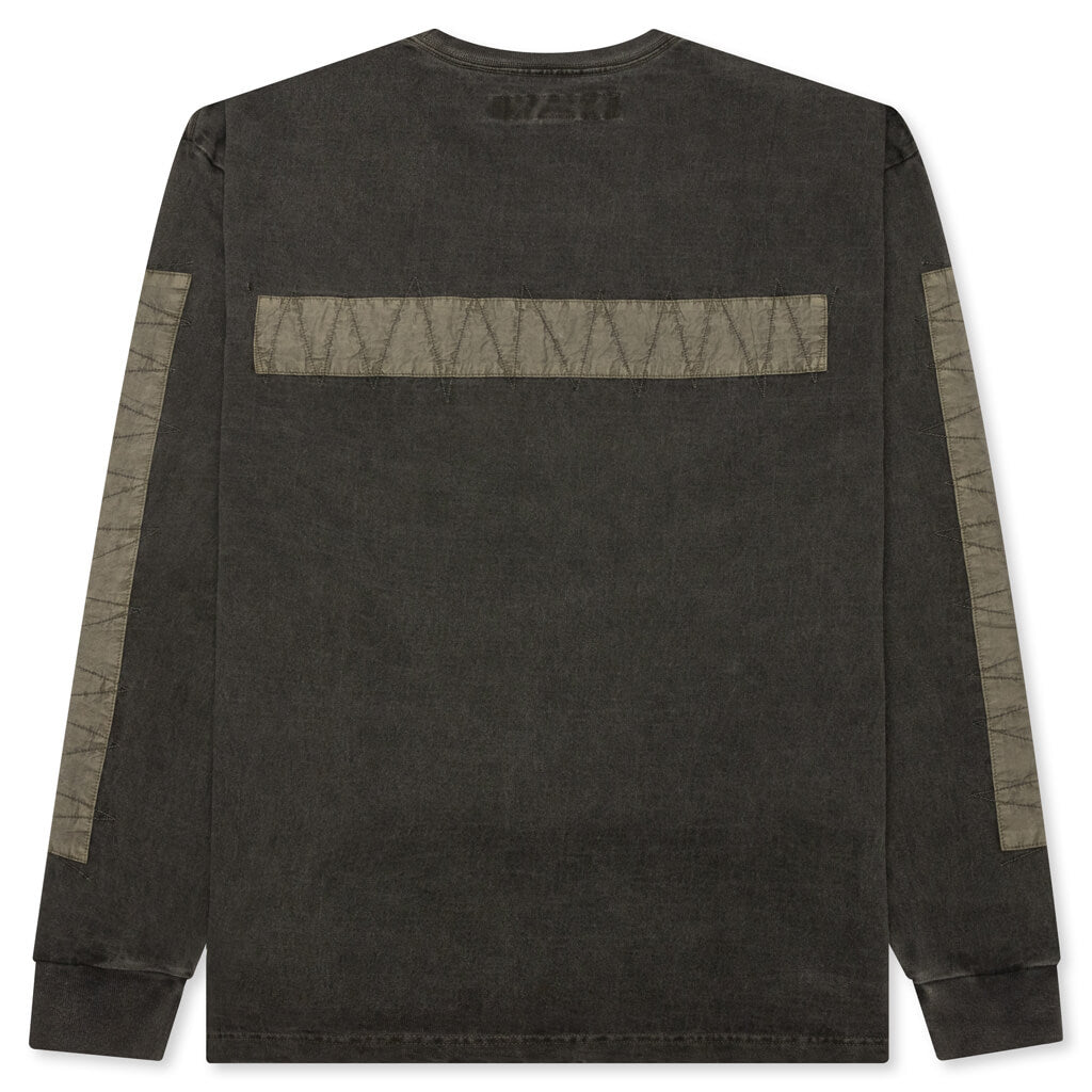 Design Pigment Dyed L/S Crewneck - Olive Drab