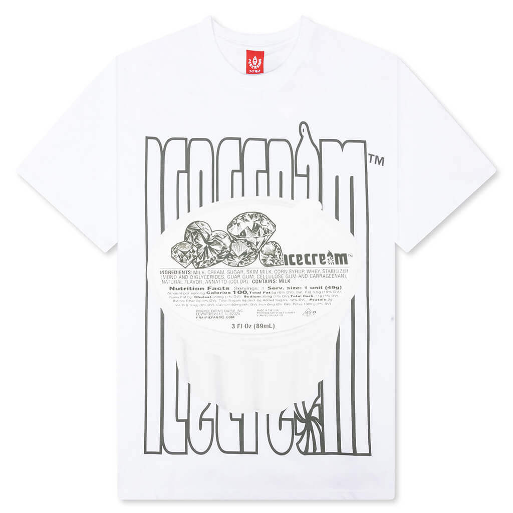 Diamond S/S Tee - White