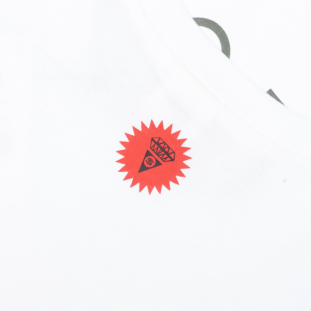 Diamond S/S Tee - White