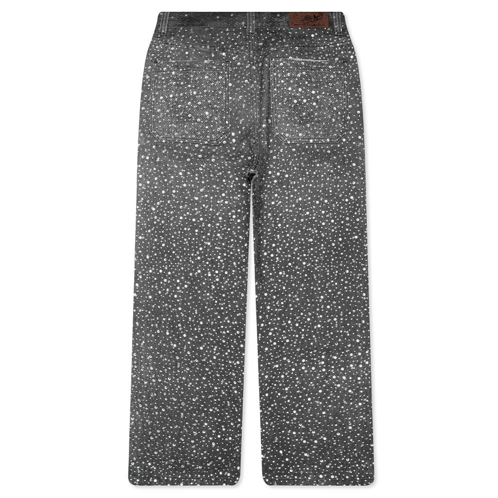 20K Swarovski Diamond Boro Jean - Black