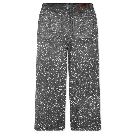20K Swarovski Diamond Boro Jean - Black