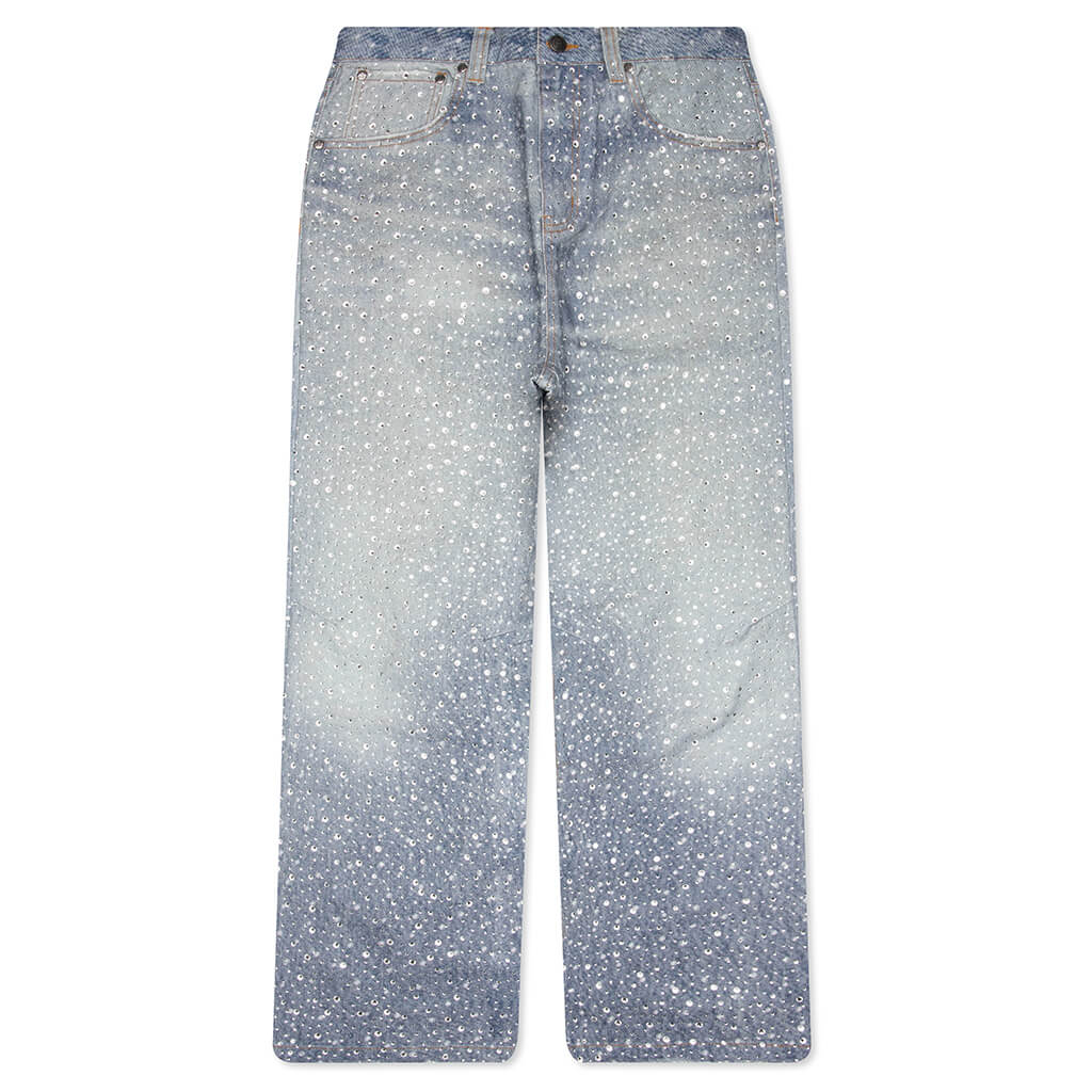 20K Swarovski Diamond Boro Jean - Blue