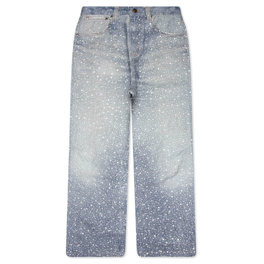 20K Swarovski Diamond Boro Jean - Blue