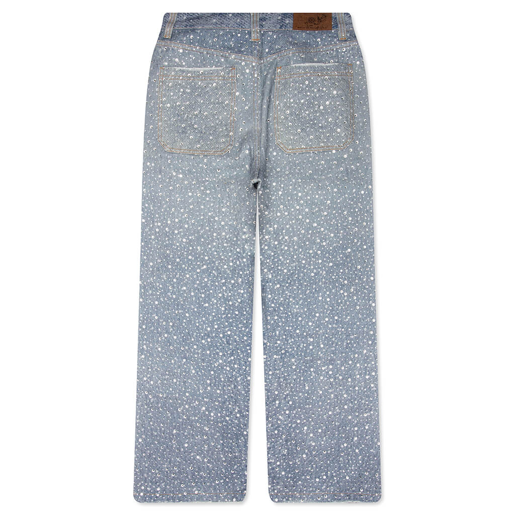 20K Swarovski Diamond Boro Jean - Blue