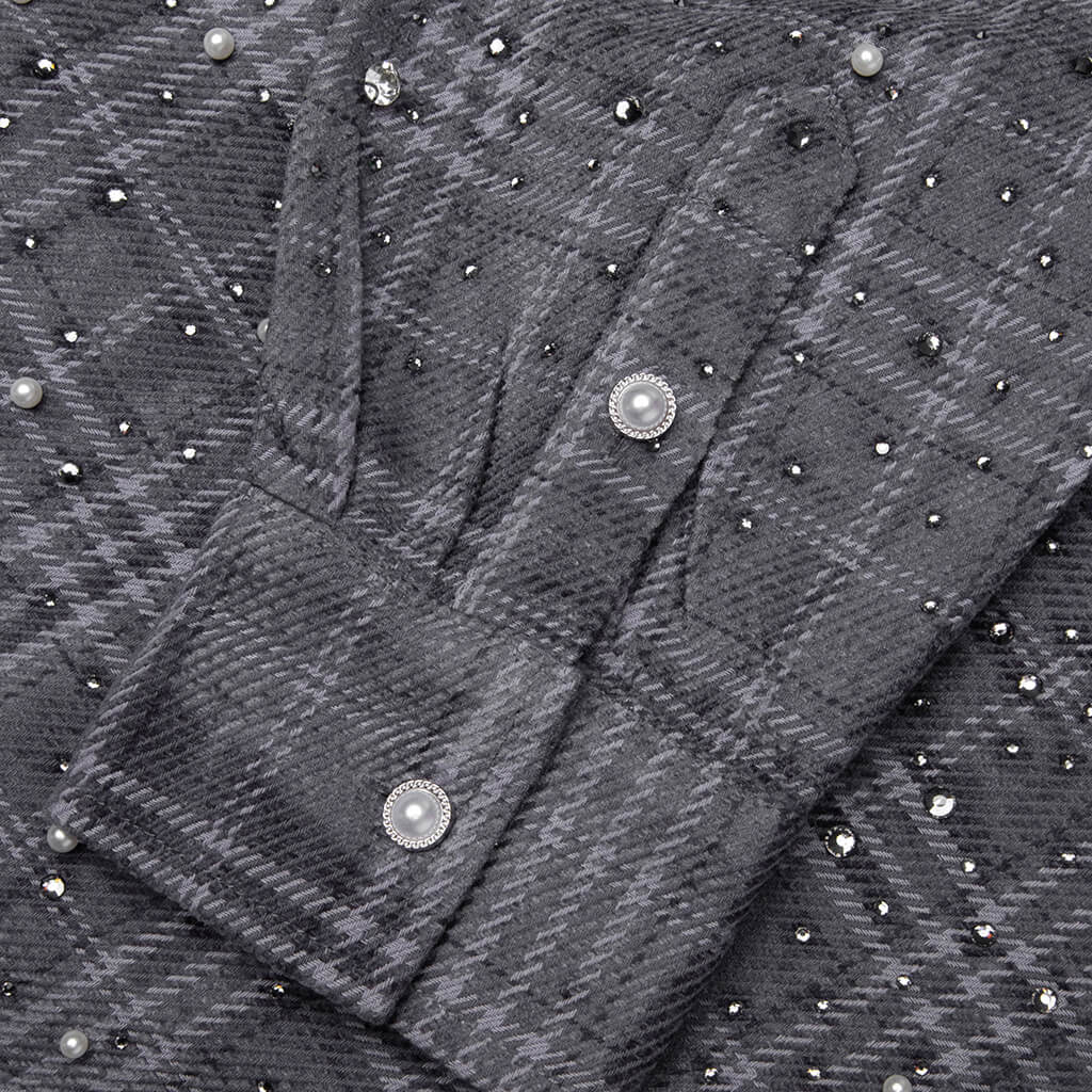 20K Pearl Diamond Shirt - Black/Gray